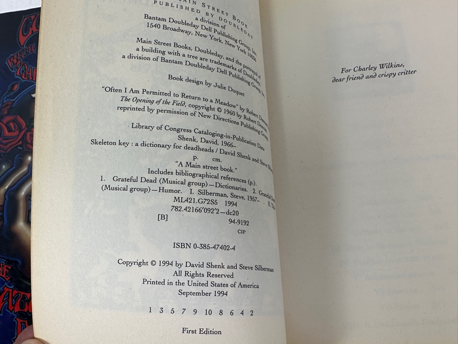 Just Added - (3) Grateful Dead Hardcover Books (2 Are First Editions) [Photo 8]