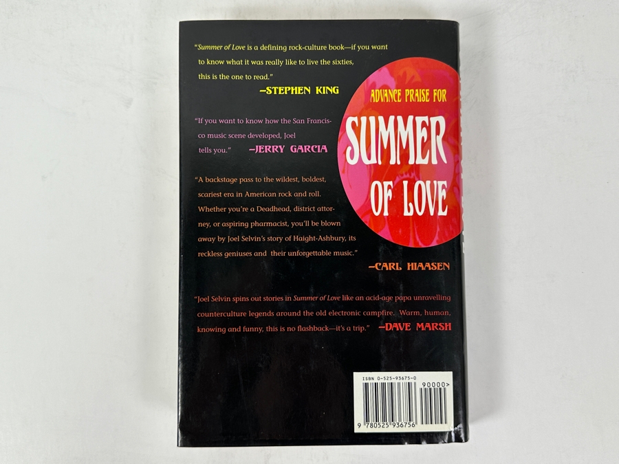 Just Added - 1994 First Printing Hardcover Book 'Summer Of Love' The Inside Story Of LSD, Rock & Roll, Free Love, And High Times In The Wild West [Photo 5]