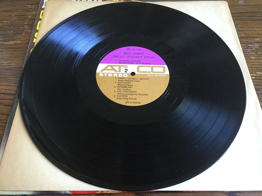 Bent Fabric ‎- Organ Grinder's Swing - ATCO Records ‎- SD 33-164 [Photo 5]