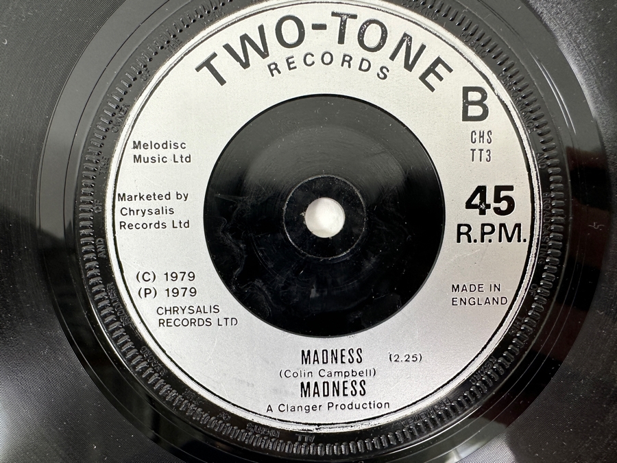 Just Added - Two-Tone Records CHS TT3 Features Madness Song 'Madness' From 1979 45 RPM Vinyl Record [Photo 2]