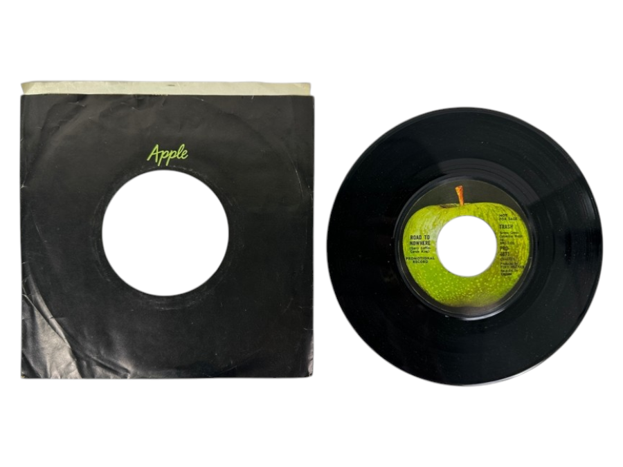 Just Added - Trash 'Road To Nowhere' Apple Records PRO-4671 45 RPM Vinyl Record Promo Copy