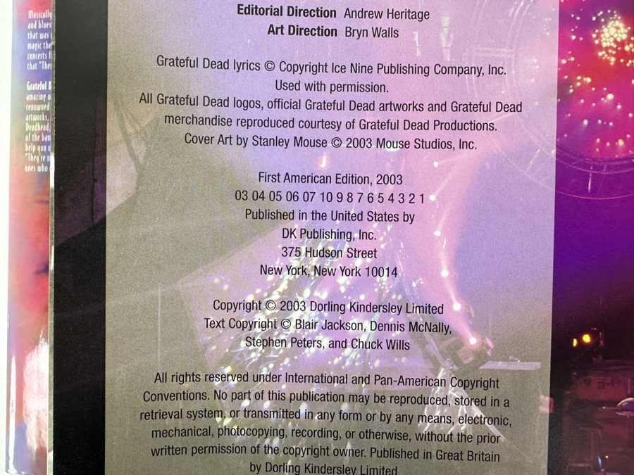 Just Added - 2003 First American Edition Hardcover Book Grateful Dead: The Illustrated Trip Produced With Grateful Dead Productions Foreword By Robert Hunter [Photo 5]