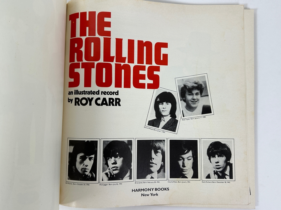 Just Added - 1976 Softcover Book The Rolling Stones: An Illustrated Record By Roy Carr [Photo 2]