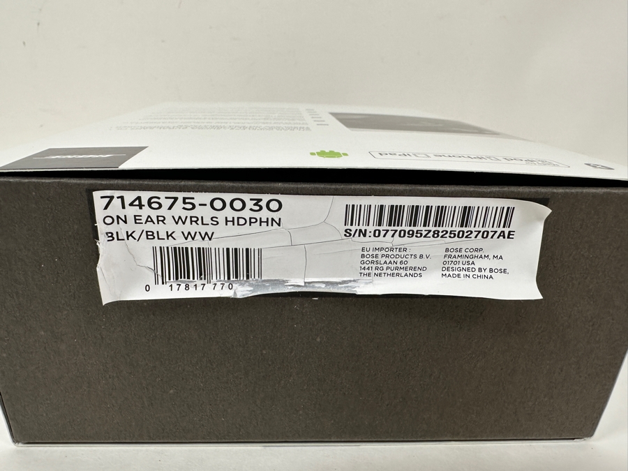 Just Added - New Bose On-Ear Wireless Headphones In Black [Photo 3]