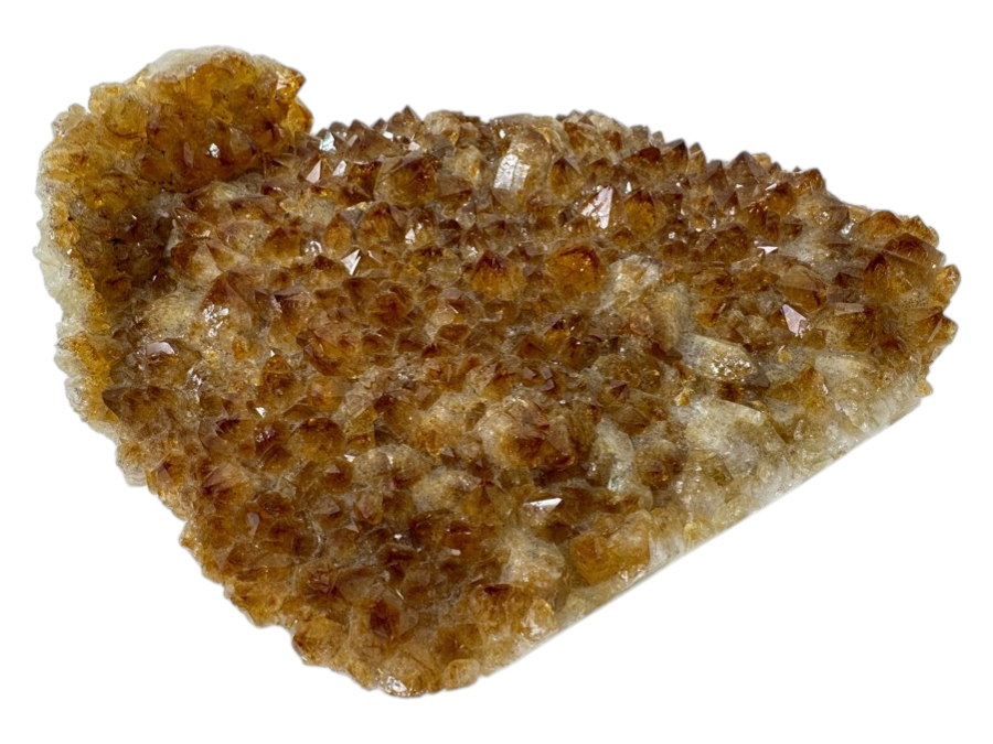 Just Added - Stunning Cluster Of Golden-Brown Citrine Crystals 10.5' X 8.5'