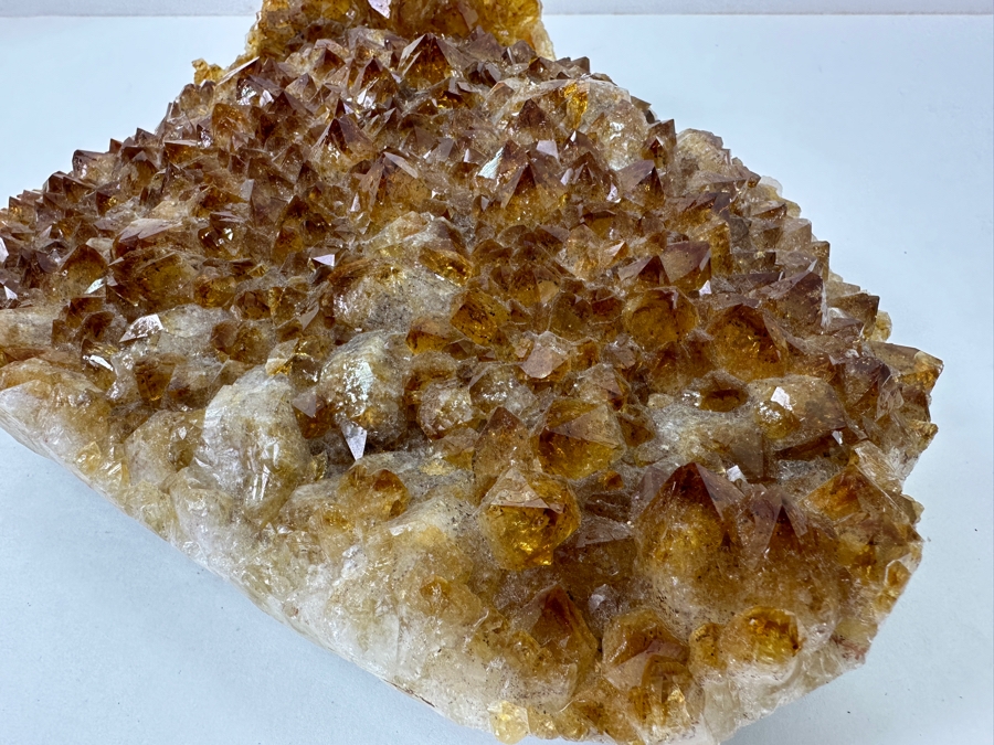 Just Added - Stunning Cluster Of Golden-Brown Citrine Crystals 10.5' X 8.5' [Photo 4]