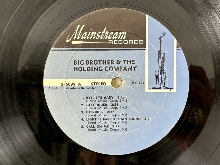 Just Added - Big Brother And The Holding Company (Janis Joplin) - Big Brother & The Holding Company - Mainstream S/6099 1967 Vinyl Record [Photo 4]