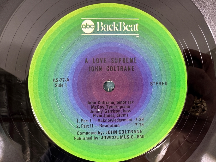 Just Added - John Coltrane - A Love Supreme ABC Records AS-77 1972 Vinyl Record [Photo 5]
