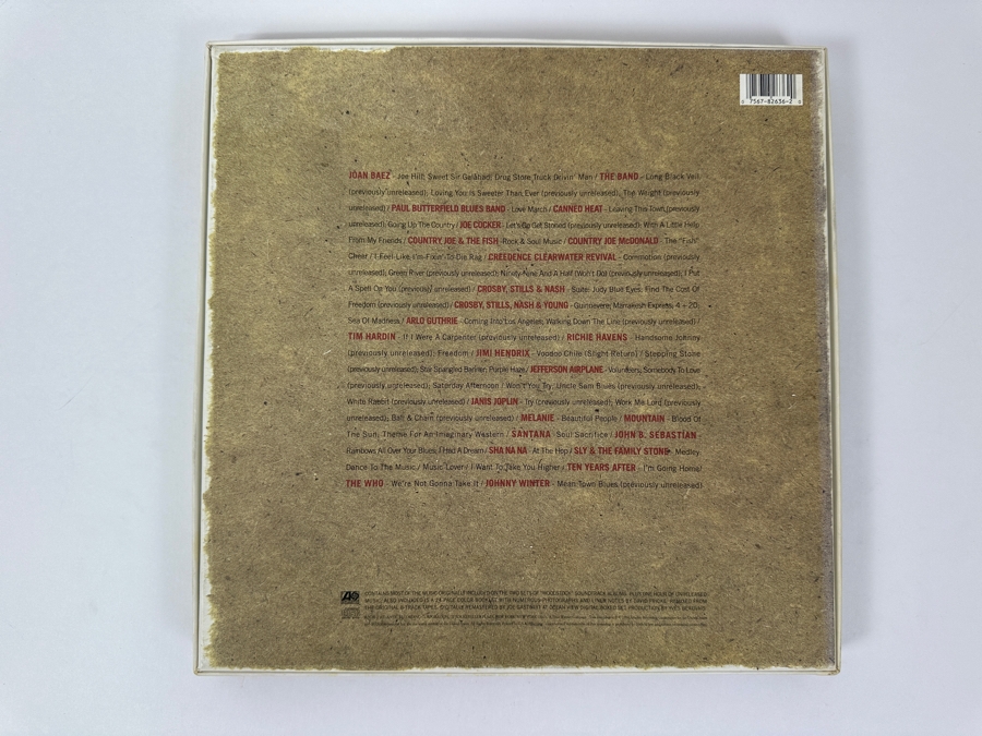 Just Added - Woodstock - Three Days Of Peace And Music - Twenty-Fifth Anniversary Collection Atlantic 82636-2 1994 4-Compact Disc CD Box Set
 [Photo 8]