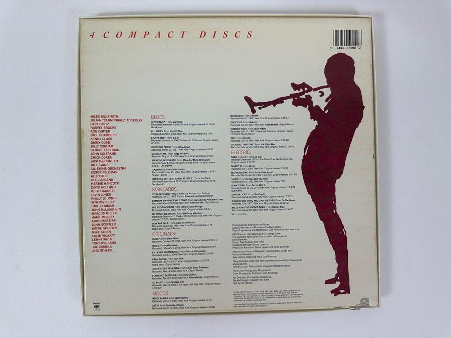 Just Added - Miles Davis - The Columbia Years 1955-1985 (Columbia) 4-Compact Disc CD Box Set [Photo 5]