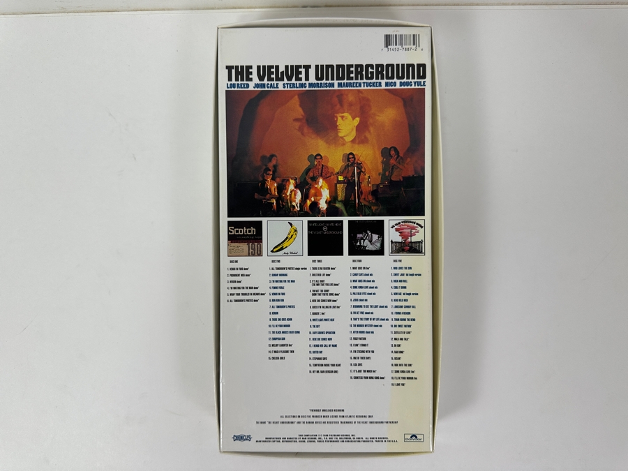 Just Added - The Velvet Underground - Peel Slowly And See - Five CD Box Set Featuring Original Recordings Polydor 31452 7887-2 1995 [Photo 9]