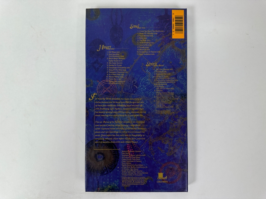 Just Added - Santana - Dance Of The Rainbow Serpent, Columbia/Legacy C3K 64605 1995 3-Disc CD Set [Photo 5]