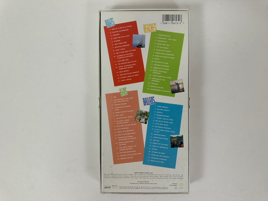 Just Added - Jimmy Buffett - Boats, Beaches, Bars & Ballads MCA Records 62123-2 1992 4 x CD Box Set [Photo 3]