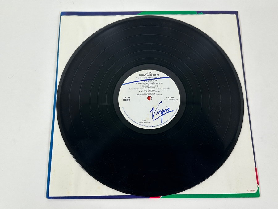 Just Added - XTC Drums And Wires Virgin Records VA 13134 1979 Vinyl Record [Photo 3]