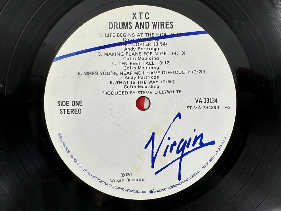Just Added - XTC Drums And Wires Virgin Records VA 13134 1979 Vinyl Record [Photo 4]