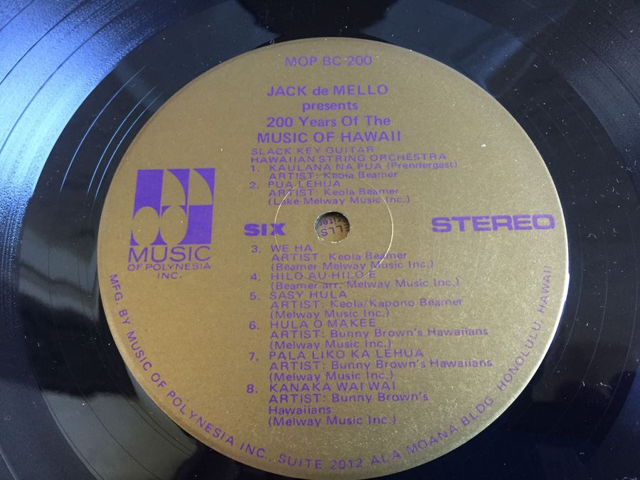 200 Years Of The Music Of Hawaii - Music Of Polynesia ‎- MOP BC-200 [Photo 18]