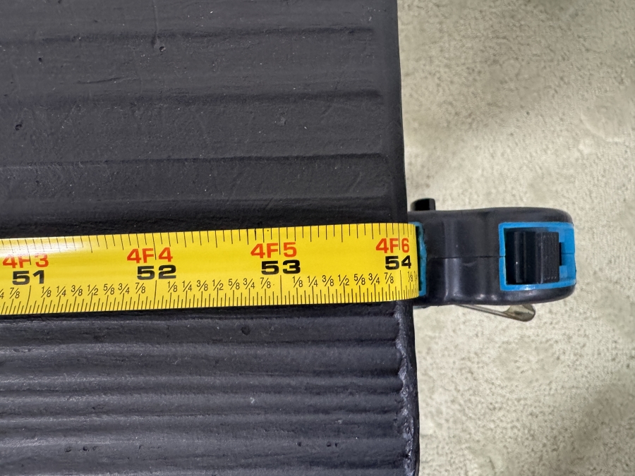 Modern Black Wood Bench With Metal Legs 54W x 9D x 15H [Photo 4]