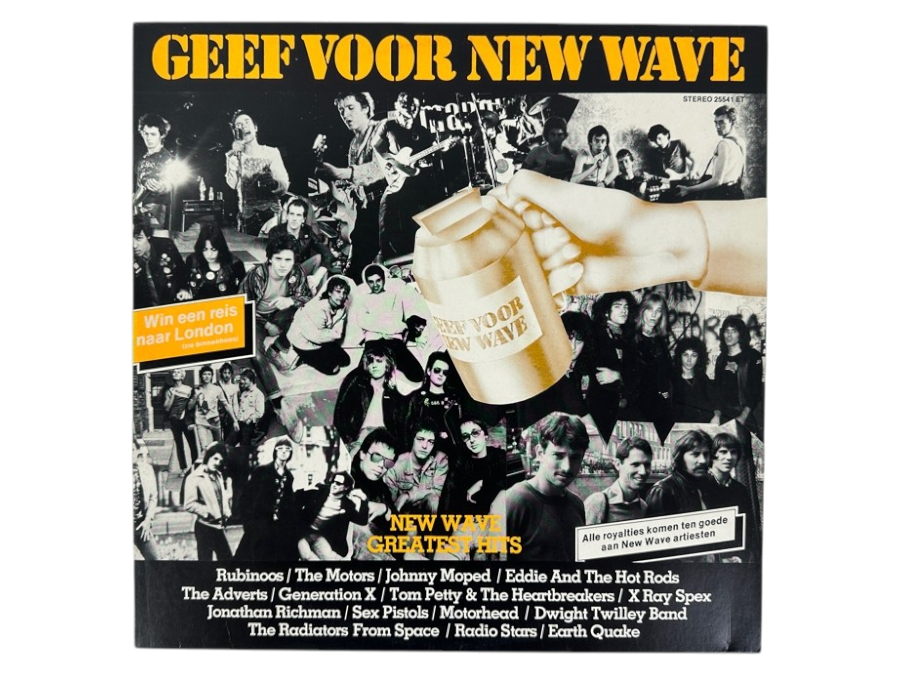 Just Added - Various Artists - Geef Voor New Wave - A New Wave Greatest Hits Compilation - Ariola 25541 ET 1977 Vinyl Record