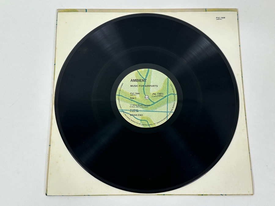 Just Added - Brian Eno - Ambient 1 - Music For Airports - PVC Records - PVC 7908 1978 Vinyl Record [Photo 3]
