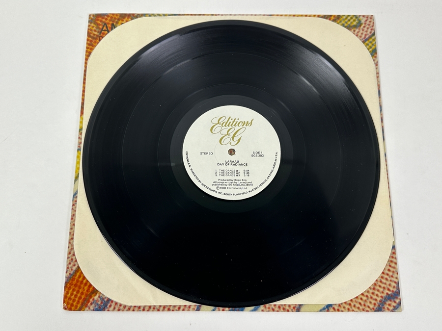 Just Added - Laraaji Produced By Brian Eno - Ambient 3 (Day Of Radiance) Editions EG - EGS 203 1980 Vinyl Record [Photo 3]