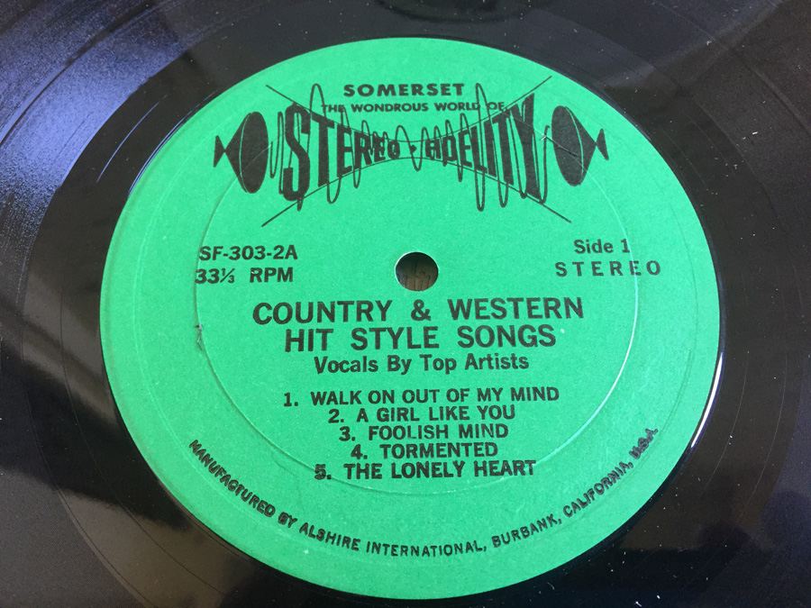 Country And Western Hits Vol 2 - Somerset - SF-303 [Photo 14]