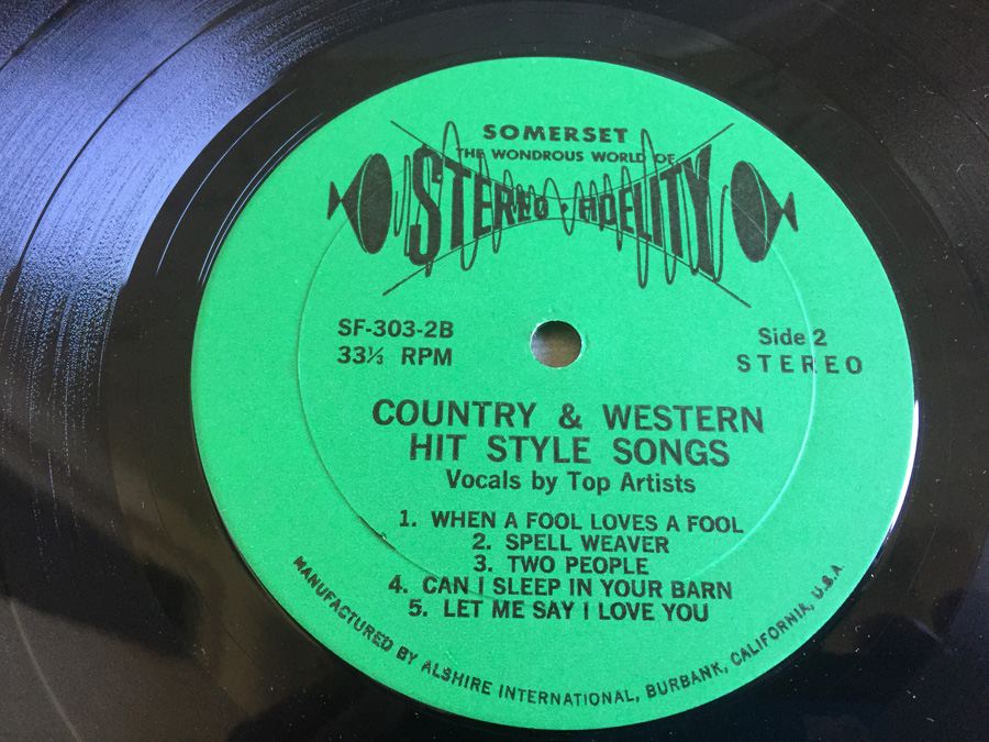 Country And Western Hits Vol 2 - Somerset - SF-303 [Photo 12]