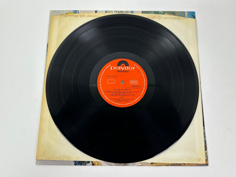 Just Added - Brian Eno - Here Come The Warm Jets - Polydor - 2302-063 1973 Vinyl Record [Photo 3]