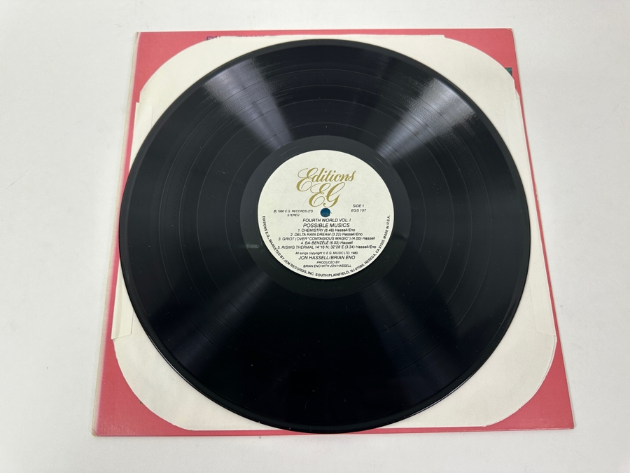 Just Added - Jon Hassell / Brian Eno - Fourth World Vol. 1 - Possible Musics - Editions EG - EGS 107 1980 Vinyl Record [Photo 3]