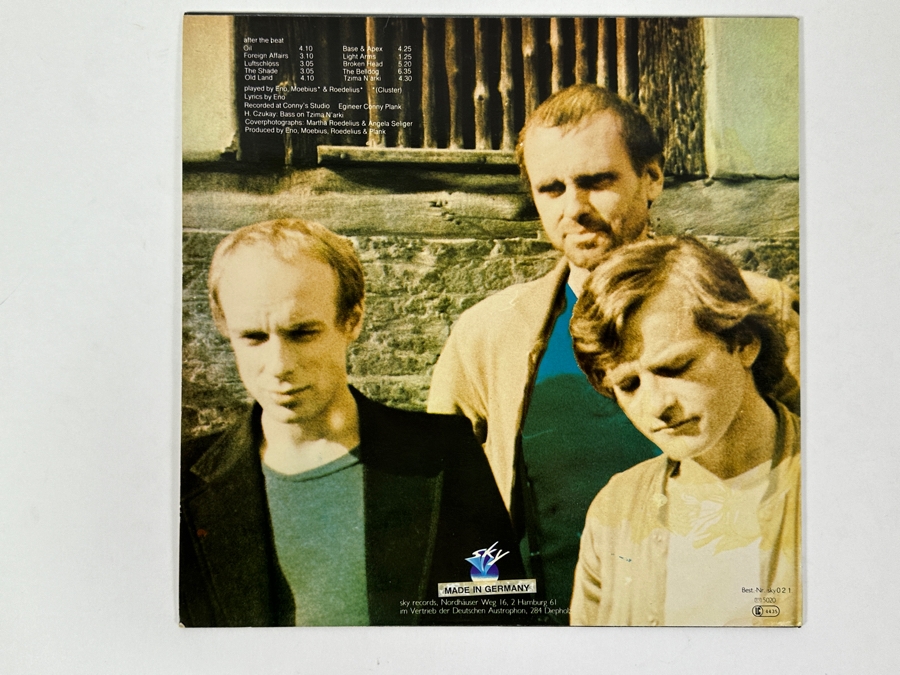 Just Added - Eno Moebius Roedelius - After The Heat - Sky Records SKY 021 1978 Vinyl Record [Photo 2]
