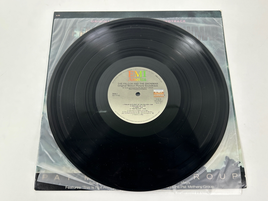 Just Added - Pat Metheny Group - The Falcon And The Snowman - EMI America – SV-17150 1985 Vinyl Record [Photo 3]