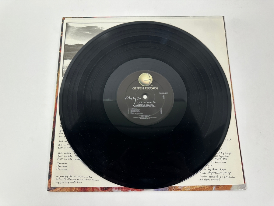 Just Added - Enya - Shepherd Moons - Geffen Records - GHS 24233 1989 Vinyl Record [Photo 3]