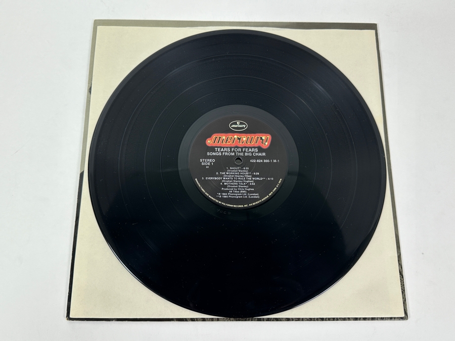 Just Added - Tears For Fears - Songs From The Big Chair - Mercury Records 422-824 300-1 M-1 1985 Vinyl Record [Photo 3]