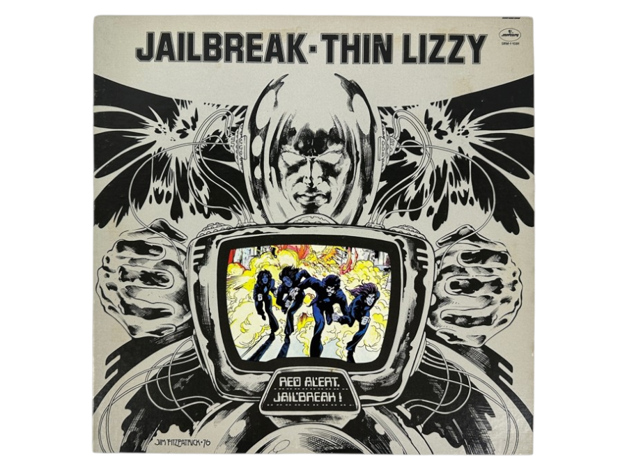 Just Added - Thin Lizzy - Jailbreak - Mercury Records SRM-1-1081 1976 Vinyl Record