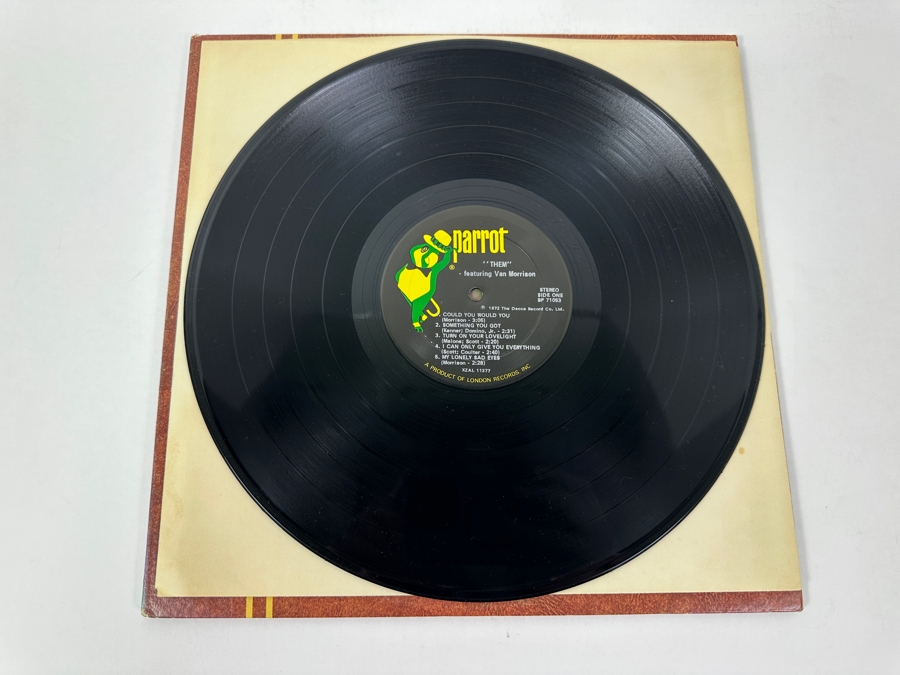 Just Added - Them Featuring Van Morrison - Them Featuring Van Morrison - Parrot – BP 71053 1972 Vinyl Record [Photo 5]
