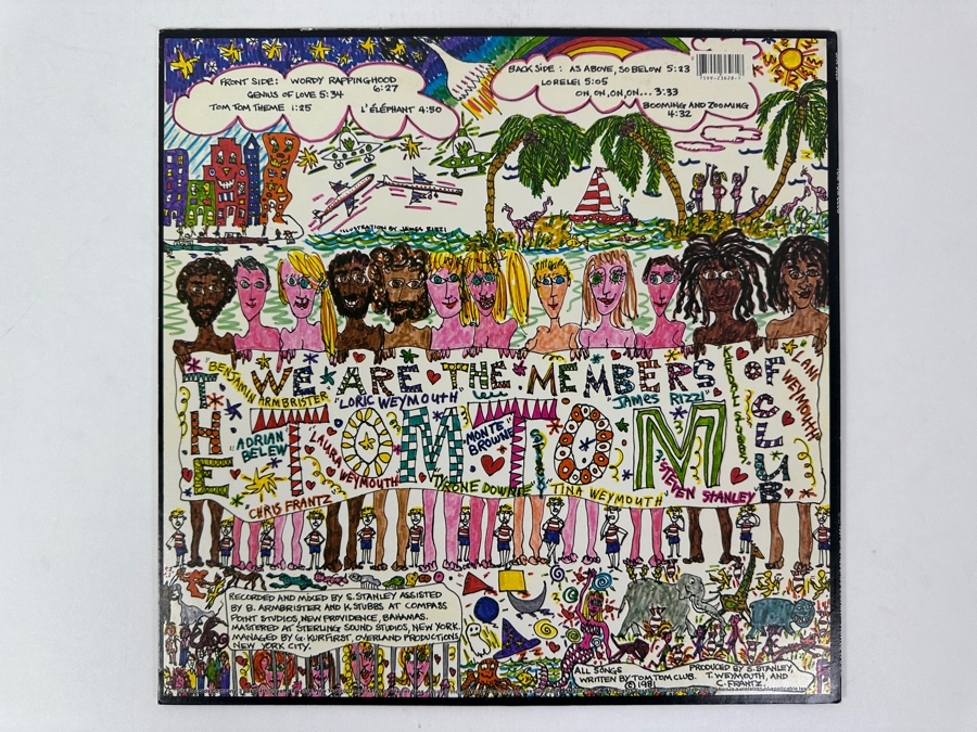 Just Added - Tom Tom Club - Tom Tom Club Sire Records SRK 3628 1981 Vinyl Record [Photo 2]