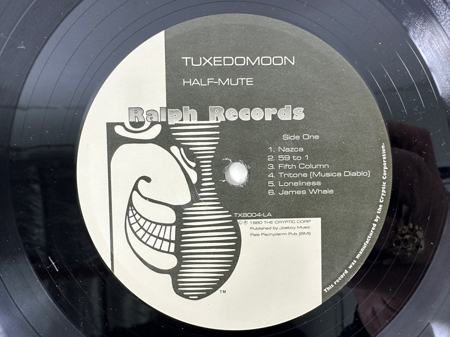Just Added - Tuxedomoon - Half-Mute - Ralph Records RR8050 1980 Vinyl Record [Photo 4]