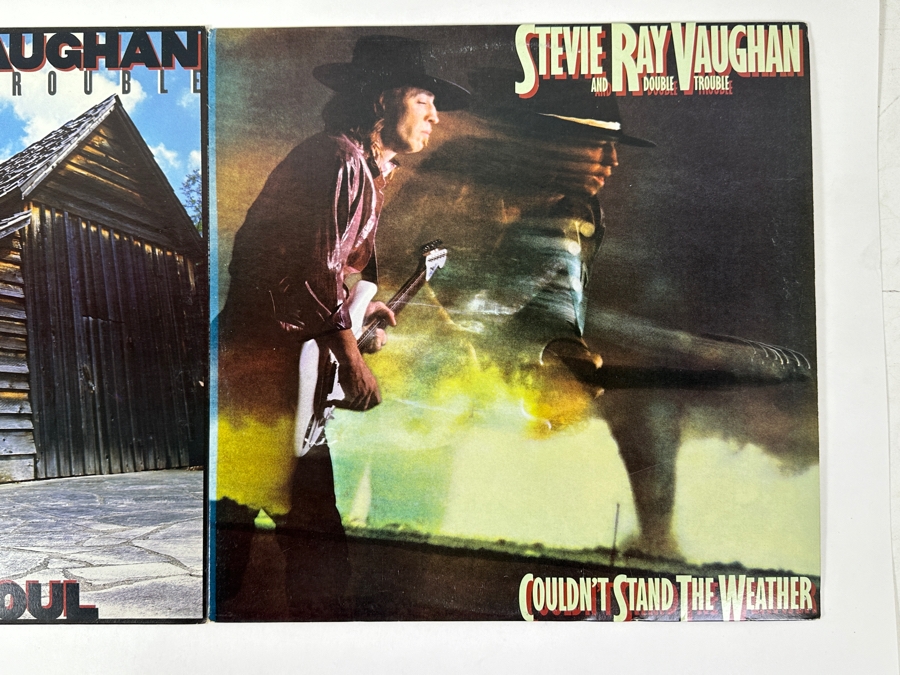 Just Added - Pair Of Stevie Ray Vaughan Vinyl Records [Photo 3]