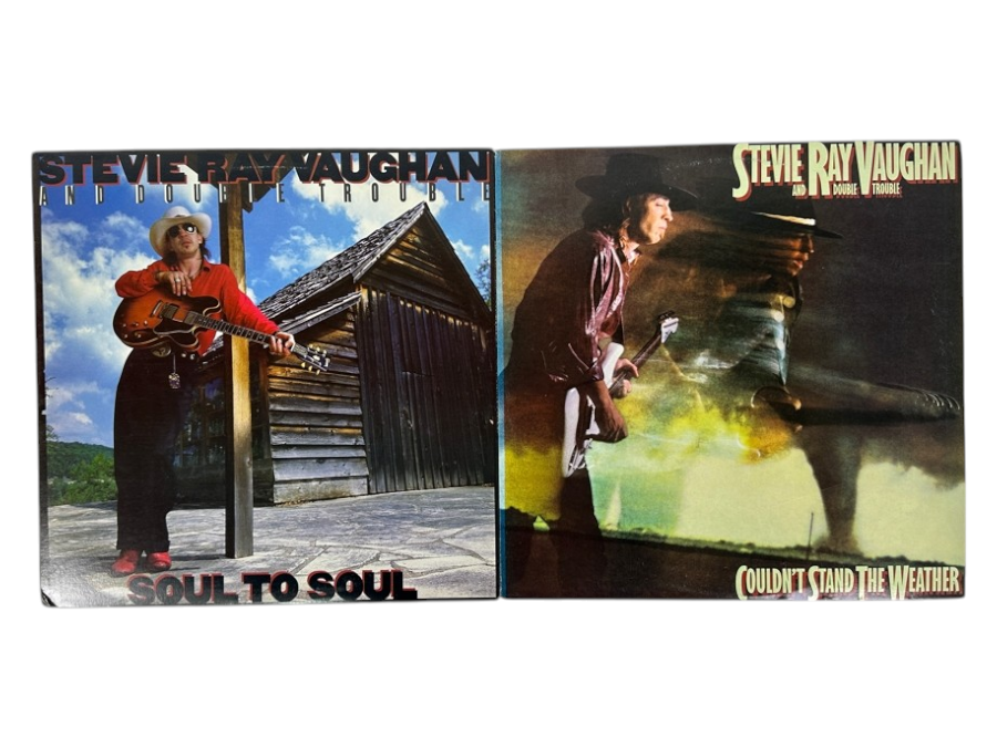 Just Added - Pair Of Stevie Ray Vaughan Vinyl Records