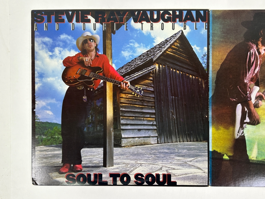 Just Added - Pair Of Stevie Ray Vaughan Vinyl Records [Photo 2]