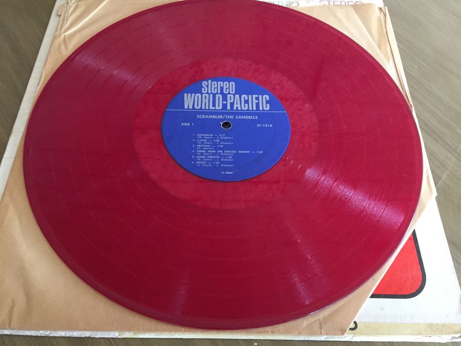 Sandals, The ‎- The Endless Summer - World Pacific ‎- ST-1832 - Red Vinyl [Photo 3]