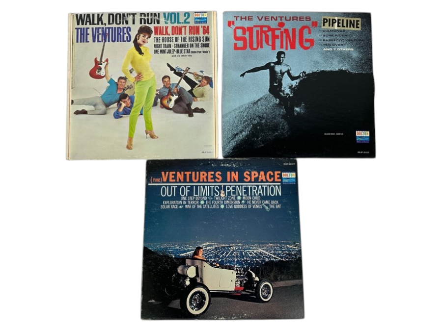 Just Added - (3) The Ventures Vinyl Records