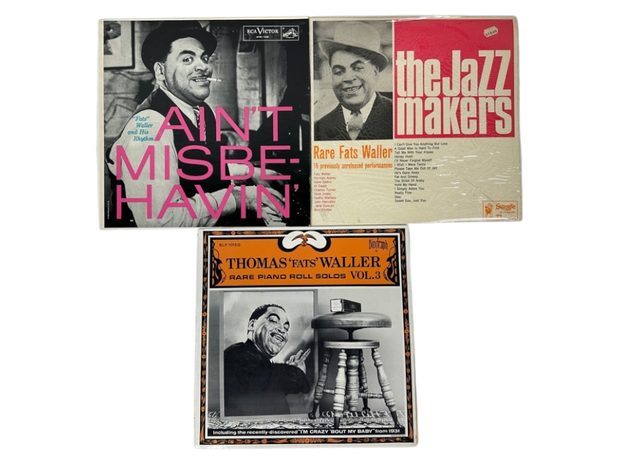 Just Added - (3) 'Fats' Waller Vinyl Records