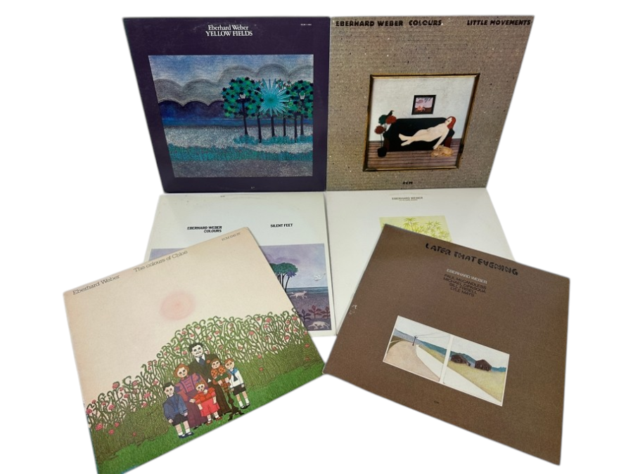 Just Added - (6) Eberhard Weber Vinyl Records