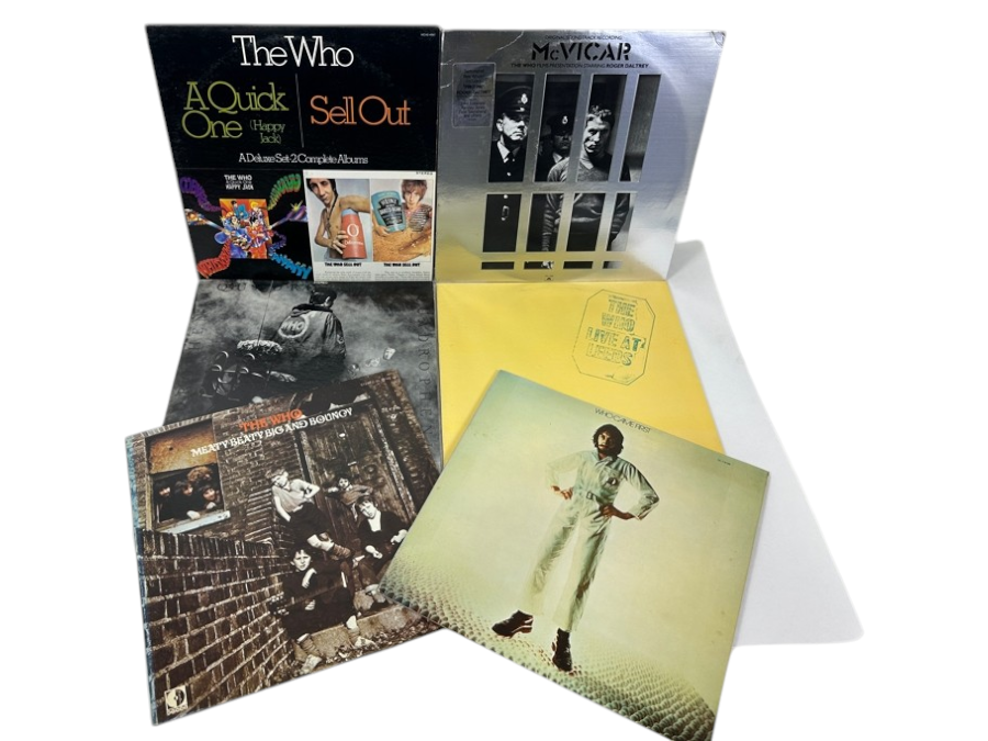 Just Added - (6) The Who Vinyl Records