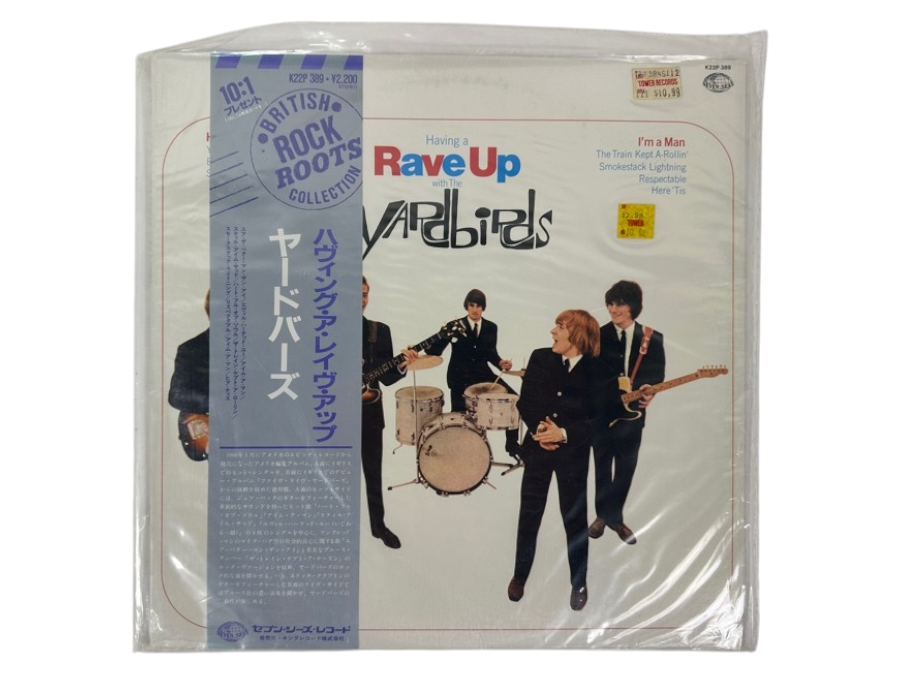 Just Added - Factory Sealed The Yardbirds - Having A Rave Up With The Yardbirds - Seven Seas K22P 389 1980 Japan Vinyl Record