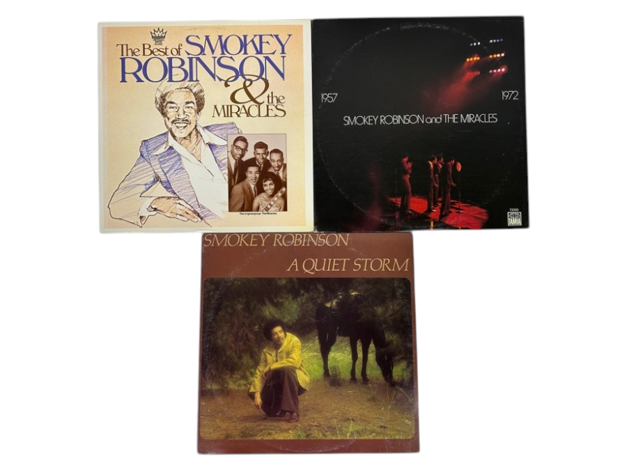 Just Added - (3) Smokey Robinson And The Miracles /  Smokey Robinson Vinyl Records