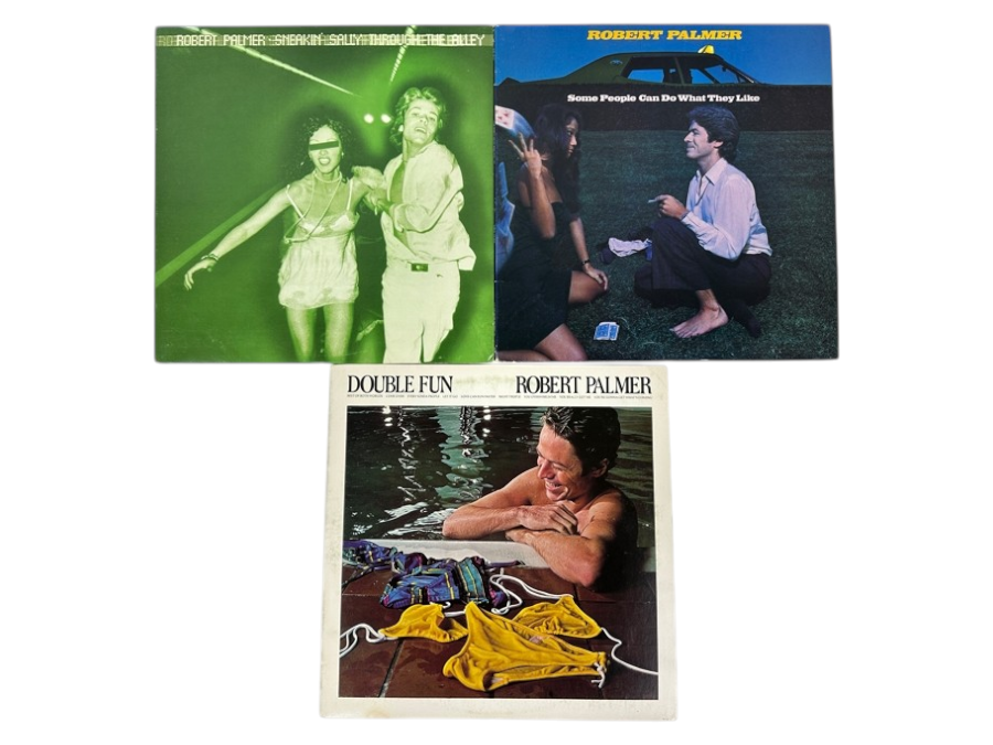 Just Added - (3) Robert Palmer Vinyl Records
