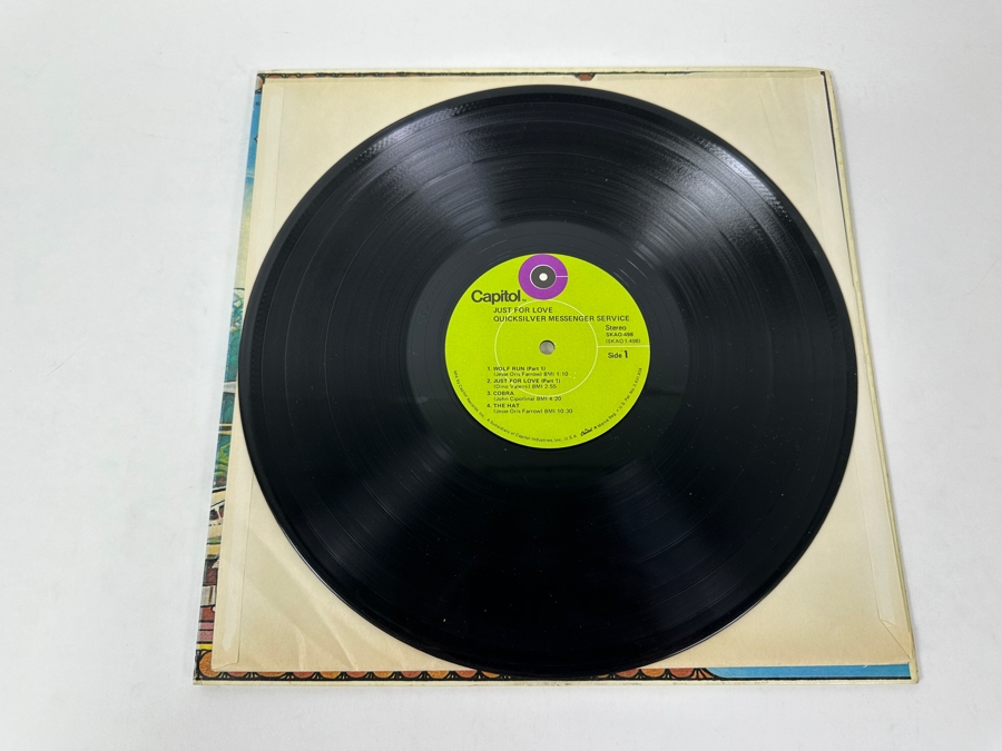 Just Added - Quicksilver Messenger Service - Just For Love - Capitol Records SMAS-498 1970 Original Vinyl Record [Photo 4]