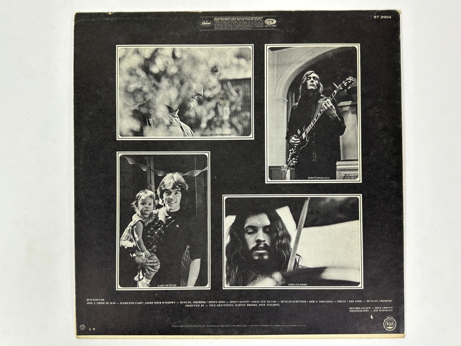 Just Added - Quicksilver Messenger Service - Quicksilver Messenger Service - Capitol Records ST 2904 1968 Vinyl Record [Photo 2]