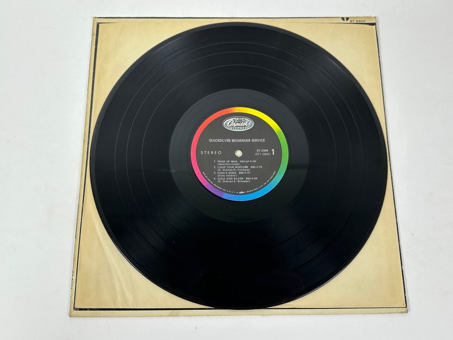 Just Added - Quicksilver Messenger Service - Quicksilver Messenger Service - Capitol Records ST 2904 1968 Vinyl Record [Photo 3]